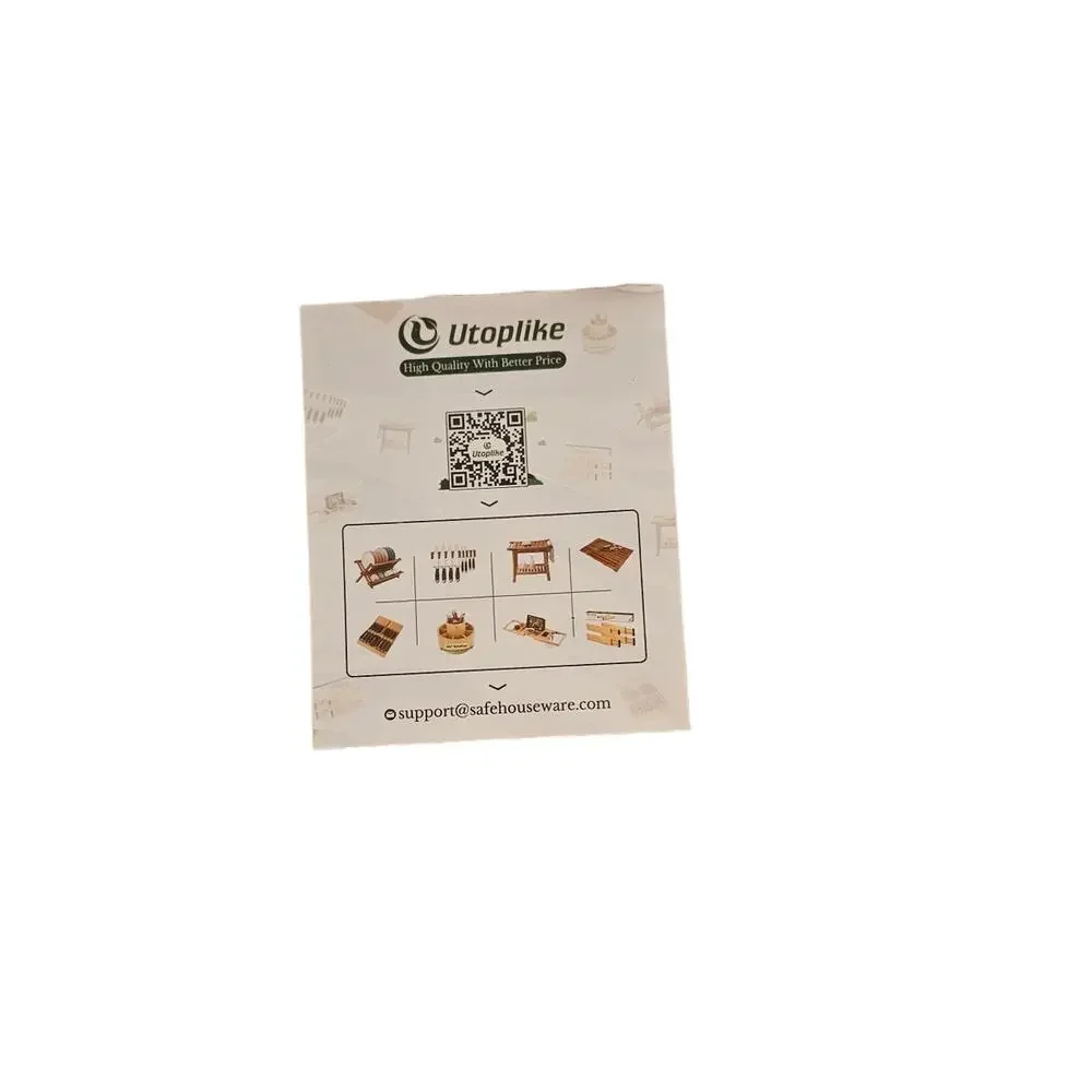 Utoplike Bamboo Knife Tray Holder- Knives Not Included New Open Box